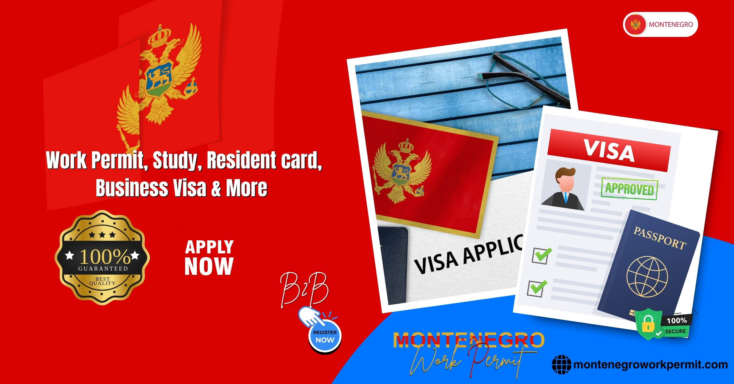 Montenegro Work Permit Visa and Business Resident Visa Requirements for Algerian Citizens