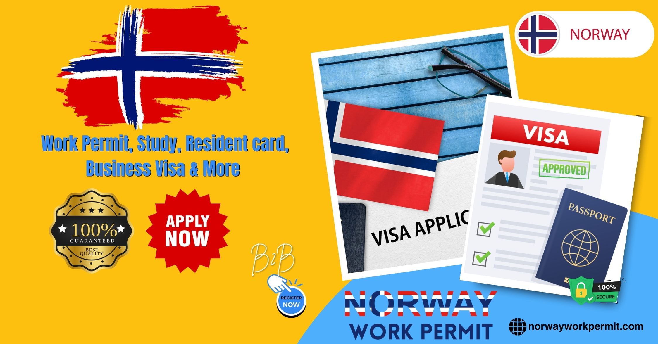 Norway Work Permit and Business Resident Visa Requirements for Citizens of Cape Verde